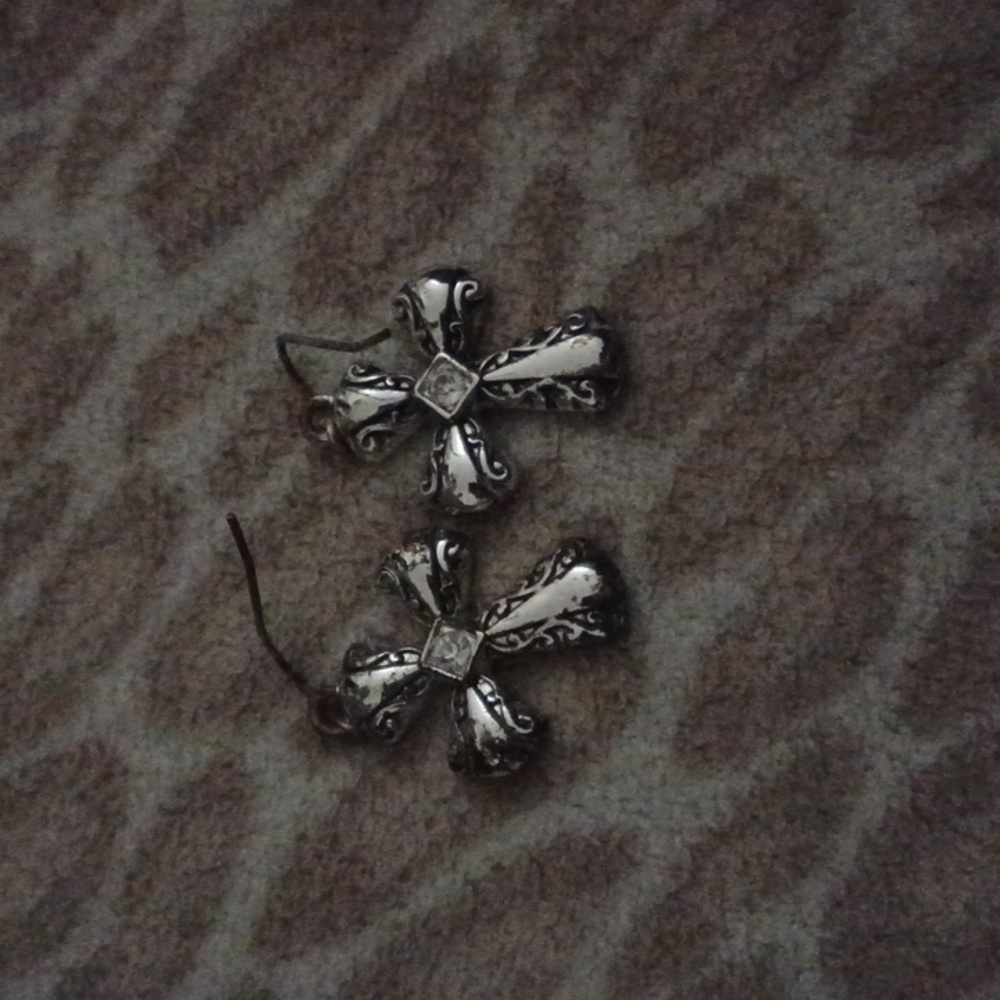 Cross earrings